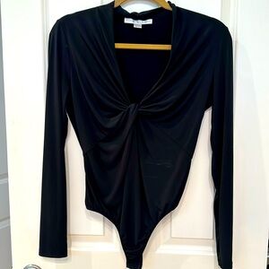 Boston Proper twist front thong bodysuit. Small